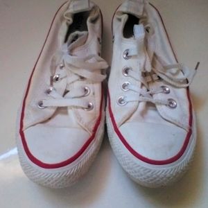 White Low top Converse